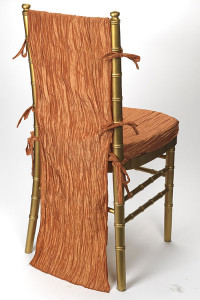 Ginger Crinkle Taffeta Chair Back