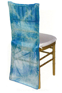 Oceana Tie Dye Sheer Chair Back