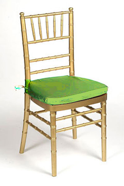 Lime Lamour Chair Pad Cover