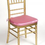 Dusty Rose Lamour Chair Pad Cover