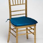 Peacock Iridescent Taffeta Chair Pad Cover