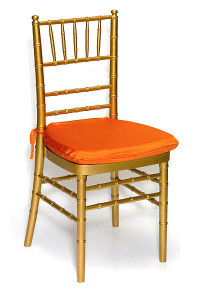 Pumpkin Lamour Chair Pad Cover