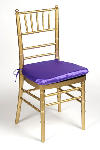 Purple Lamour Chair Pad Cover