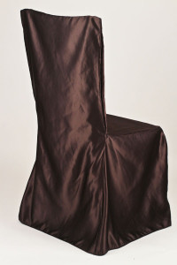 Chocolate Square Chair Cover