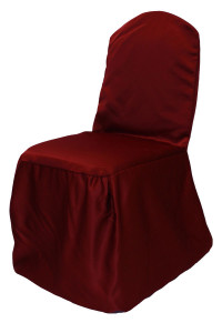 Cranberry Lamour Chair Cover