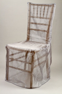 Light Grey Orandy Chivari Chair Cover