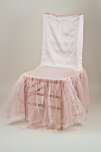 Pink Ballerina Chair Cover
