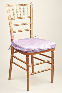 Lavender Crushed Shimmer Chair Pad Cover