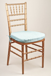Seabreeze Crinkle Taffeta Chair Pad Cover
