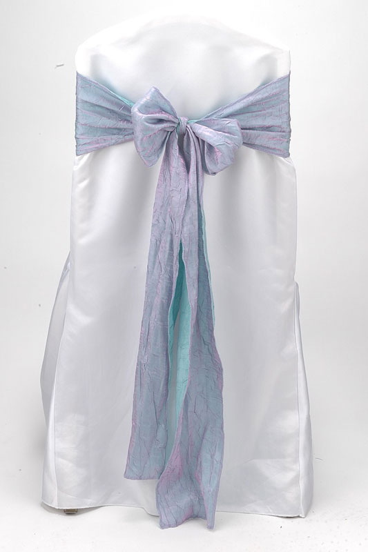 Aqua Pink Crushed Shimmer Tie