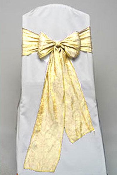 Buttercup Crushed Taffeta Tie