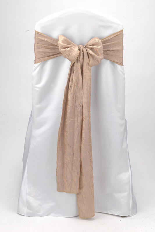 Champagne Crushed Shimmer Tie