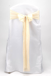 Ivory Shimmer Tie