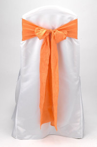 Tangerine Crushed Shimmer Tie