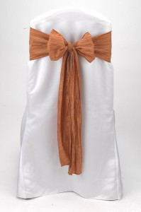 Ginger Crinkle Taffeta Tie