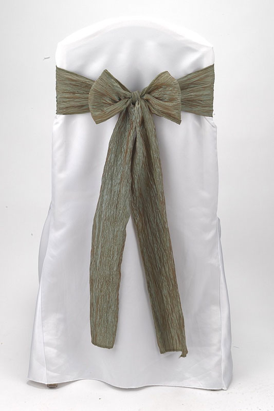 Lagoon Crinkle Taffeta Tie