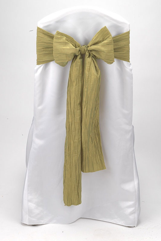 Pistachio Crinkle Taffeta Tie