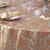 Celedon & Gold Swirl Damask