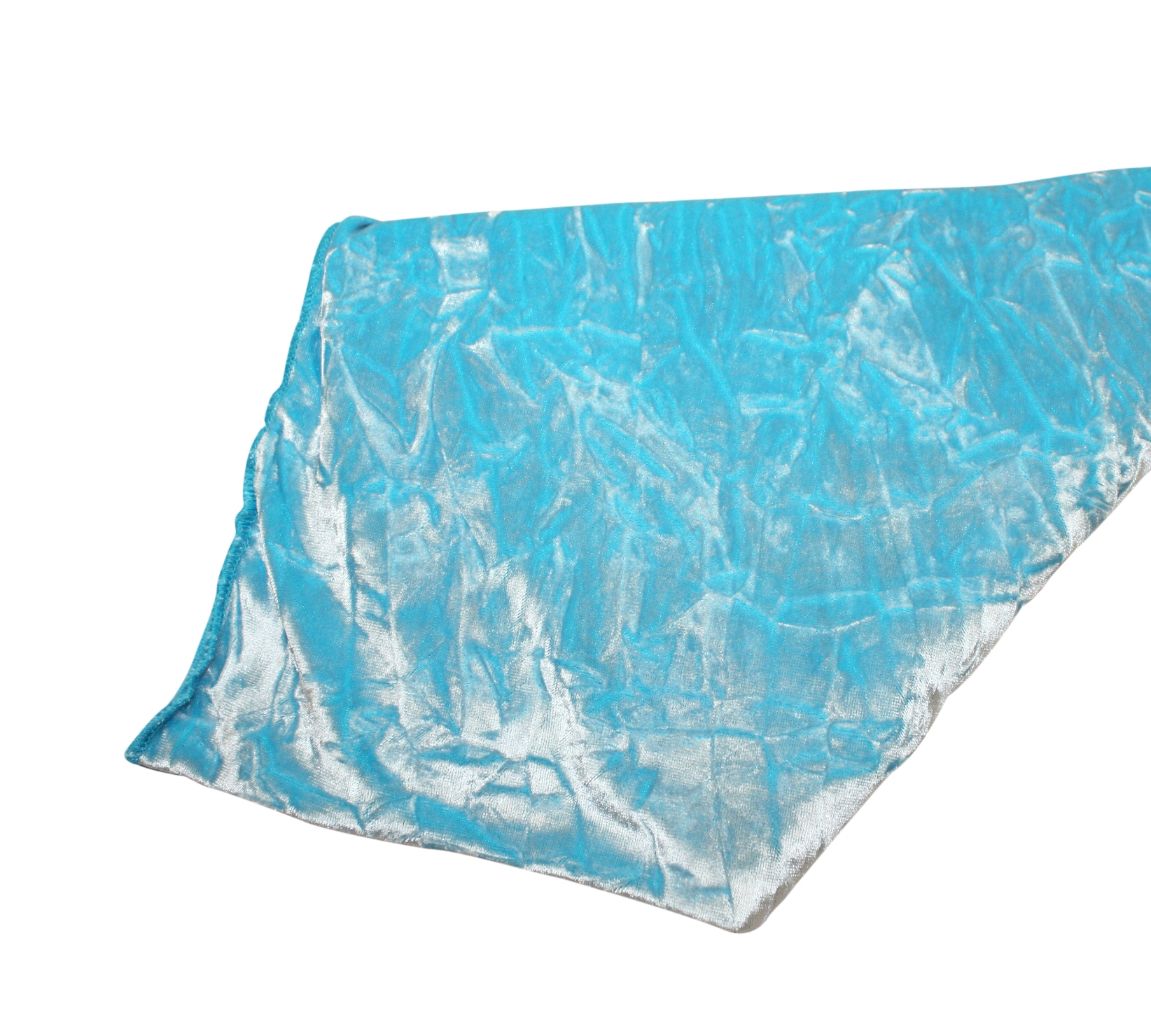 Crystal Blue Crushed Velvet Napkin