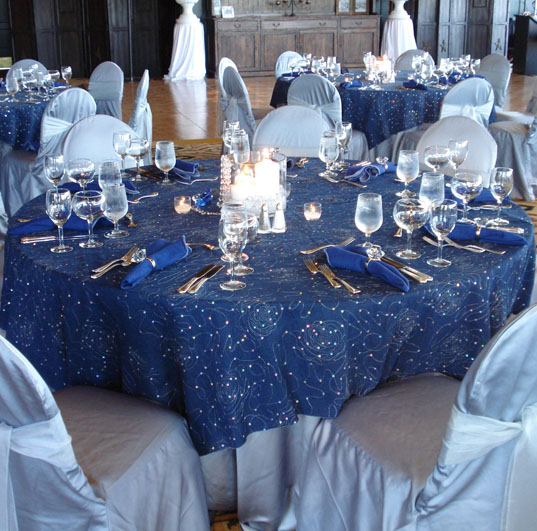 Denim & Diamonds Table LInen Tablecloth