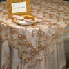 Gold Braided Sequin Silk
