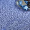 Periwinkle & Silver Embroidered Silk