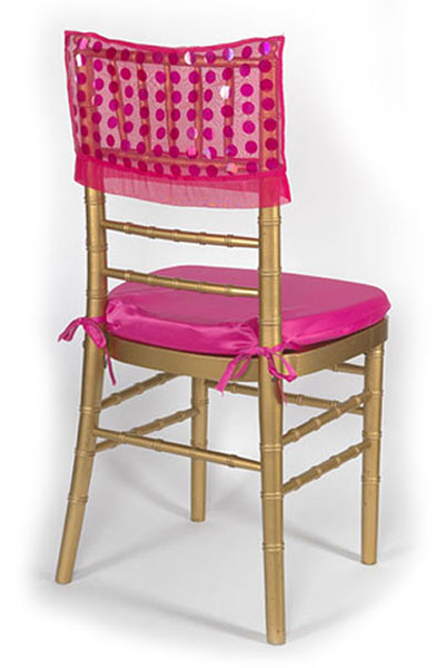 Fuchsia Paylette Chair Cap