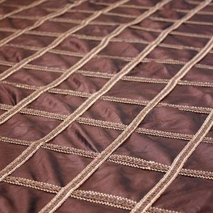 Spice Braided Taffeta