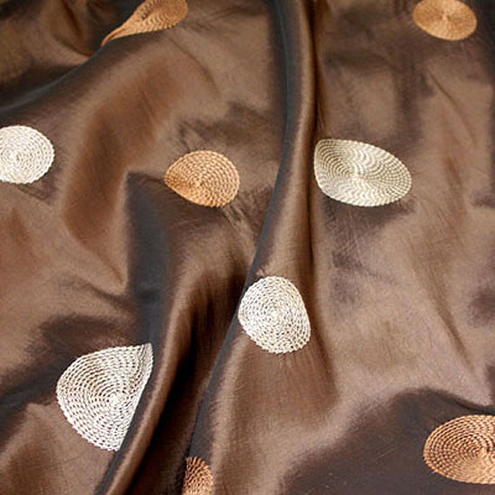 Chocolate Cirque Taffeta