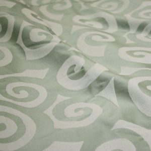 Celedon Swirl Damask