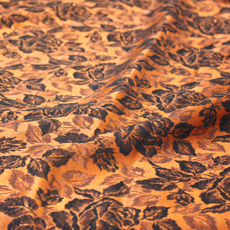 Rust & Black Damask