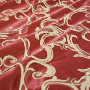 Rust & Gold Swirl Damask