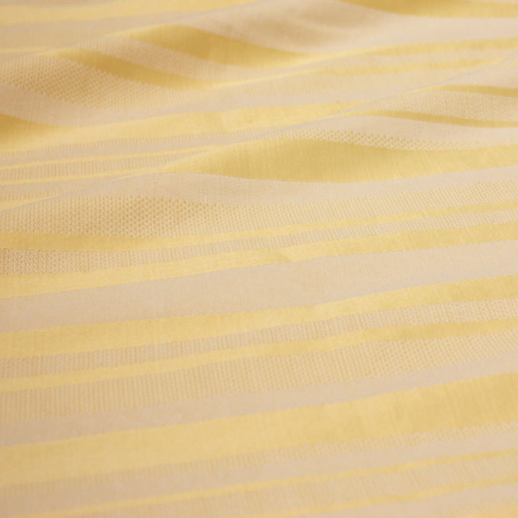 Yellow Stripe Damask