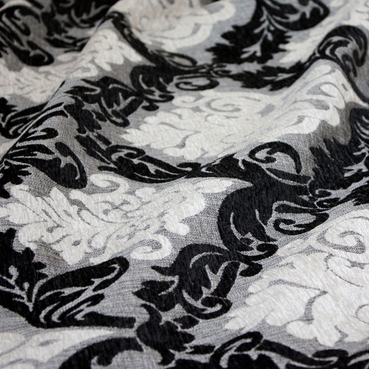 Black & White Tapestry Damask