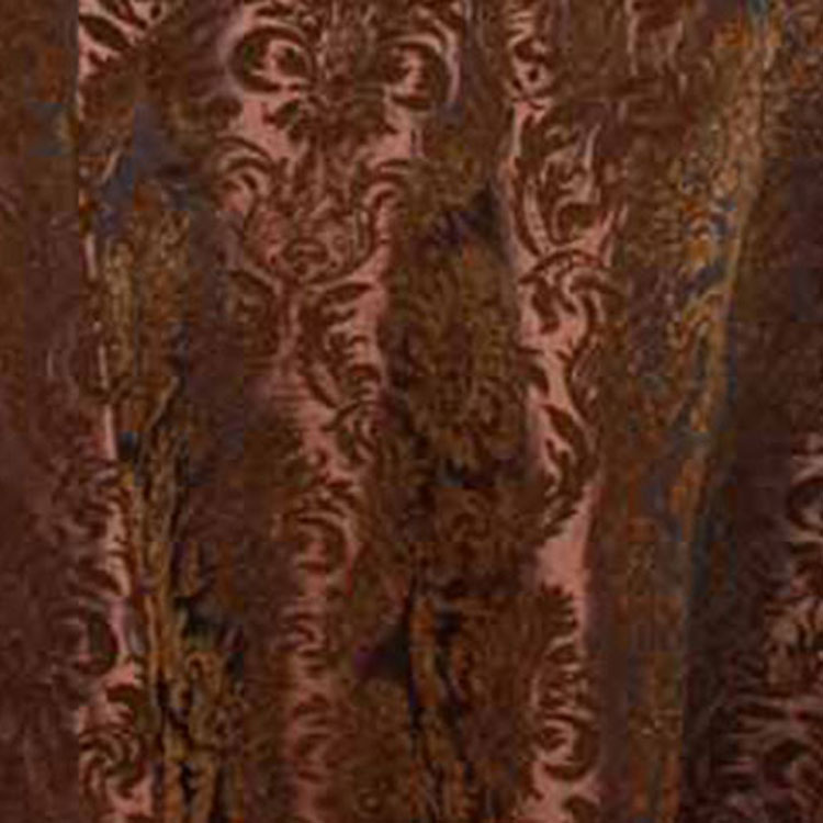 Coffee Flock Damask