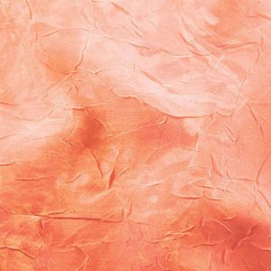 Orange Tie Dye Crinkle Sheer