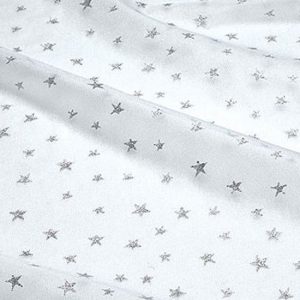 White Net with Silver Stars