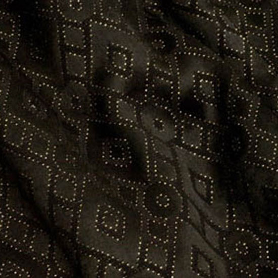 Black & Gold Diamond Brocade