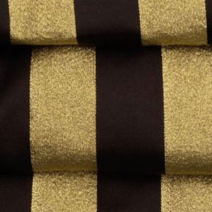 Black & Gold Satin Stripe