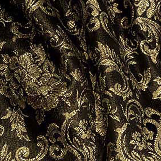 Black & Gold Brocade