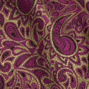 Magenta & Paisley Brocade