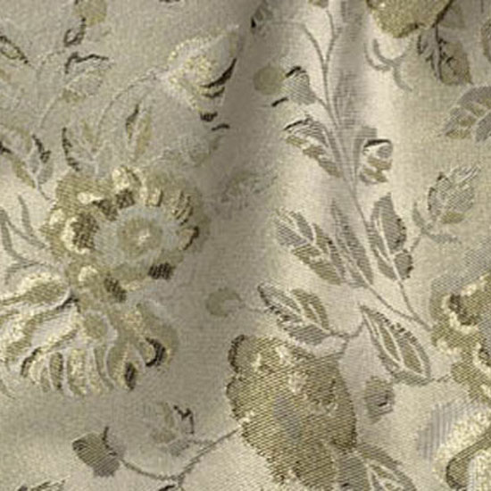 Silver & Gold Floral Brocade