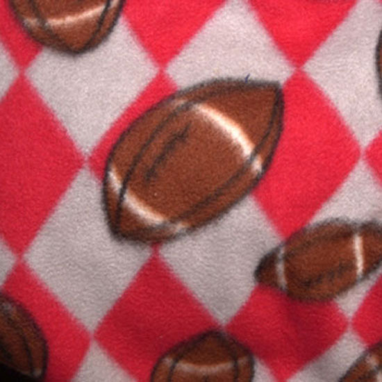 Red & Grey Fleece Football