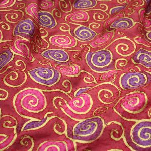 Plum Berry Swirl Silk