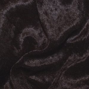 Black Panne Velvet