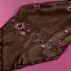 Mocha Jeweled Embroidered Table Runner2