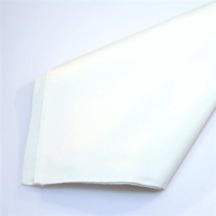 White Lamour Satin Table Linen Rental Tablecloth - Cloth Connection