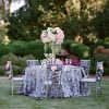 Pewter/Silver Floral Bouquet