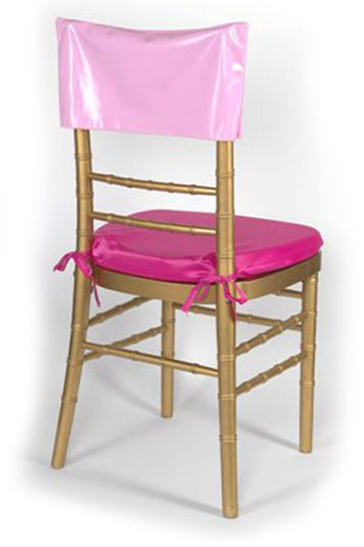 Pink Vinyl Chair Cap