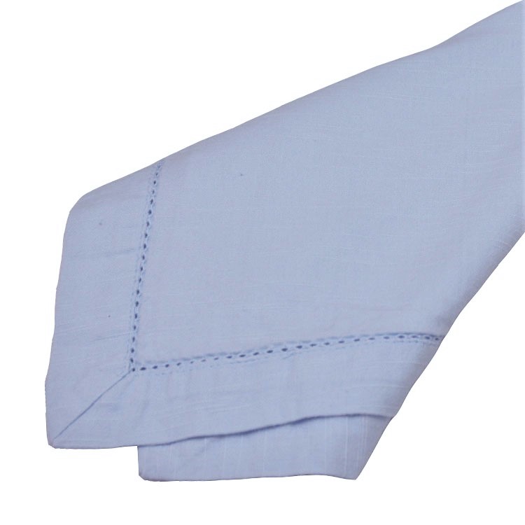 Powder Blue Hemstitch Napkin